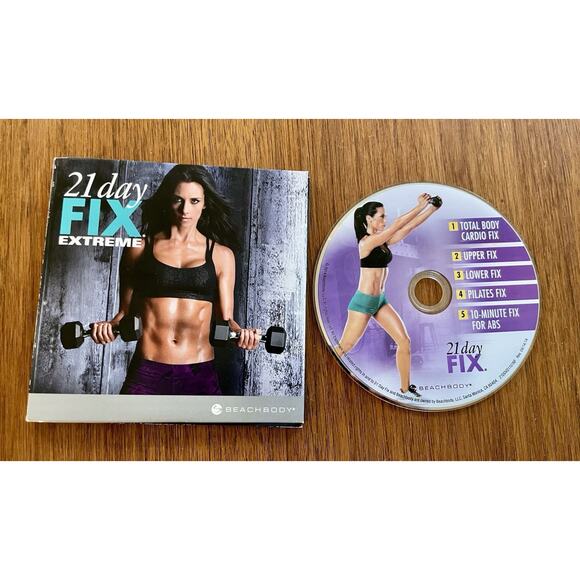 Autumn Calabrese ~ 21 DAY FIX EXTREME ~ BEACHBODY ~ 2 DVD Set 9 WORKOUTS + BONUS - Picture 2 of 3
